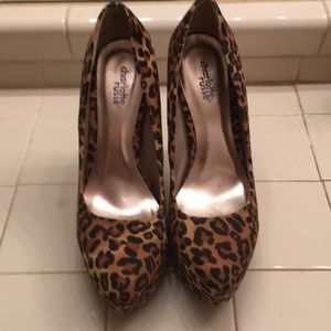 Charlotte Russe Animal print heel